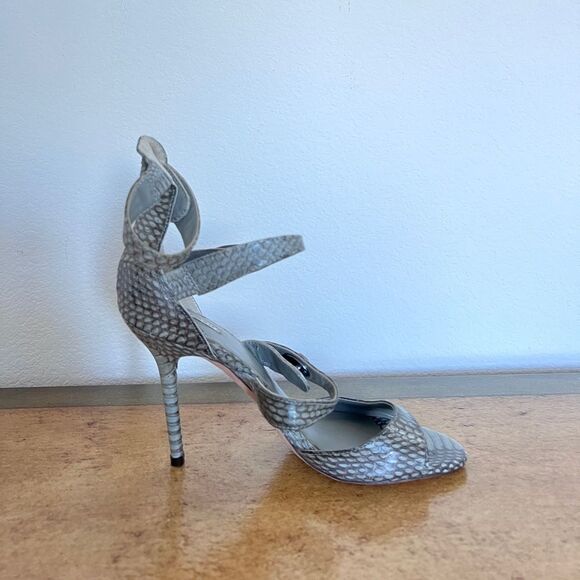Leon Max Safe Genuine Snakeskin Upper and Leather Lining and Sole Pumps size 7M - Picture 4 of 7
